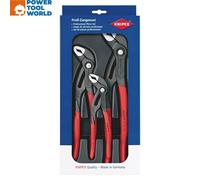 Knipex KPX002009V02 Cobra Water Pump Pliers 3 Piece Set (180mm 250mm & 300mm)
