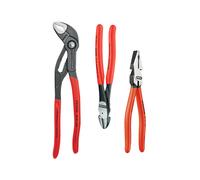 Knipex 00 20 10 Power Pack High Leverage Pliers Set 3 Piece