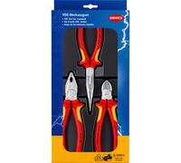 Knipex 00 20 12 Elektro VDE Insulated 3 Piece Plier Set