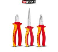 Knipex 00 20 12 VDE Plier Assembly Kit , Multi-Colour, Set of 3 Pieces