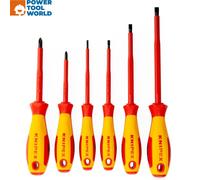 KNIPEX 00 20 12 V01 VDE Slotted & Phillips Screwdriver Set x6 Pcs