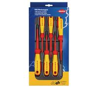KNIPEX 00 20 12 V05 VDE PlusMinus/Slotted Screwdriver Set