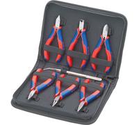 Knipex 00 20 17 Electronics Pliers Set - 6 Piece