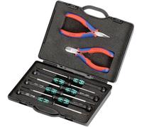 Knipex 00 20 18 Electronics Pliers & Screwdrivers Set - 8 Piece
