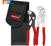 KNIPEX 00 20 72 V01 Mini Pliers Set In Belt Tool Pouch x2 Pcs