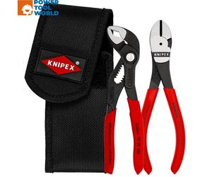 KNIPEX 00 20 72 V02 Mini pliers Set In Belt Tool Pouch x2 Pcs