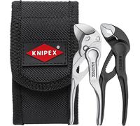 Knipex 00 20 72 V04 XS Mini Pliers Wrench & Cobra XS Set in Belt Pouch / Wallet