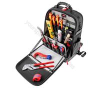 KNIPEX 00 21 50 S Tool Backpack Modular X18 Plumbing, 17 Parts, 530mm