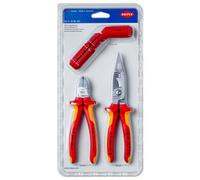 Knipex 00 31 30 Bk V01 Electrical Installations Set 1 X 13 86 200, 1 X 16 95 01 Sb, 1 X 70 06 160