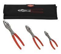 Knipex Twingrip Slip Joint Pliers Set 3 Piece Durable Tool Kit For Precision Grip