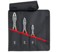 Knipex 3 Pce 150,200,250mm TwinGrip Gripping Slip Joint Pliers Set, 00 19 61 V01
