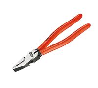 Knipex 02 01 180 SB High Leverage Combination Pliers PVC Grip 180m...