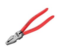 Knipex 02 01 Series High Leverage Combination Pliers, Plastic Coated Grip Multi Colour (180mm)