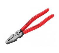 Knipex 02 01 Series High Leverage Combination Pliers, Plastic Coated Grip Multi Colour (200mm)