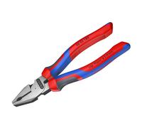 KNIPEX 02 02 180 High Leverage Combination Pliers Comfort Handles 180mm