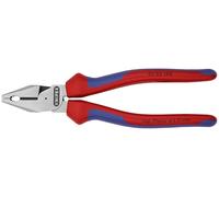 Knipex 02 02 180 - pliers (Lineman's, Steel, Plastic, Blue/Red)