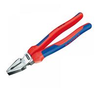 Knipex High Leverage Combination Pliers black atramentized, with multi-component grips 225 mm (self-service card/blister) 02 02 225 SB