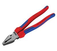 Knipex 02 02 225 Sb High Leverage Combination Pliers Multi-Component Grip 225mm (9In) Kpx0202225