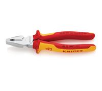 Knipex 02 06 200 Fully Insulated High Leverage Combination Pliers, 200mm