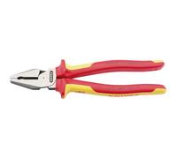 Knipex 02 08 225UKSBE VDE Fully Insulated High Leverage Combination Pliers, 225mm