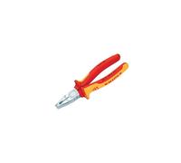 Knipex Combination Pliers chrome-plated, insulated with multi-component grips, VDE-tested 160 mm (self-service card/blister) 03 06 160 SB