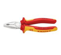 Knipex 03 06 180 SBE Fully Insulated Combination Pliers, 180mm