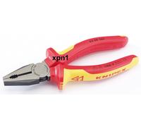Knipex 03 08 160 VDE Insulated Combination Pliers 160mm 32019