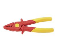 Knipex Fully Insulated 'S' Range Soft Grip Flat Nose Pliers, 180mm