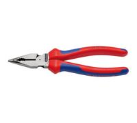 Knipex 08 22 185 SB 185mm Needle-Nose Multi Grip Combination Pliers atramentized
