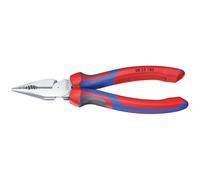 KNIPEX 08 25 185 Needle-Nose Combination Pliers Chrome-Plated 192 mm