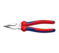 Knipex 08 25 185 SB 185mm Needle-Nose Multi Grip Combination Pliers Chrome Plated