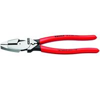 Knipex 09 11 240 SBA 9.5-Inch Ultra-High Leverage Lineman's Pliers with Fish Tape Puller and Crimper