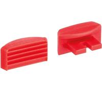 KNIPEX 1 Pair of Spare Clamping Jaws for 12 40 200 12 49 02, red
