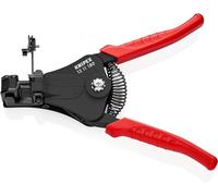 Knipex Insulation Stripper with adapted blades black lacquered, with plastic grips 180 mm 12 11 180