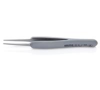 Knipex 123 mm, Stainless Steel, Fine, Straight, ESD Tweezers