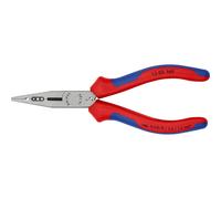 Knipex Electricians' Pliers black atramentized, with multi-component grips 160 mm (self-service card/blister) 13 02 160 SB