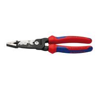 Knipex 13 72 200 ME Wire Stripper metric version with multi-component grips black atramentized 200mm