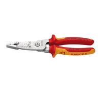 KNIPEX 13 76 200 ME VDE Wire Stripper with Multi-Component Grips, 200mm