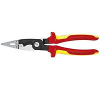 KNIPEX - 13 88 8 US Knipex Tools LP - 13888US Electrical Installation Pliers Red/Yellow