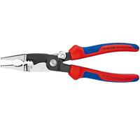 Knipex Pliers for Electrical Installation black atramentized, with multi-component grips 200 mm 13 92 200