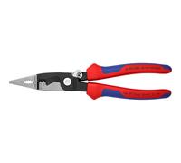 Knipex Pliers for Electrical Installation black atramentized, with multi-component grips 200 mm 13 92 200