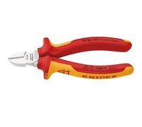 Knipex 140mm Fully Insulated Diagonal Side Cutter Cut 4mm 1500V DC 70 06 140 SBE