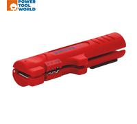 KNIPEX Stripping Tool for Flat and Round Cable in Blister 125 mm, 16 64 125 SB
