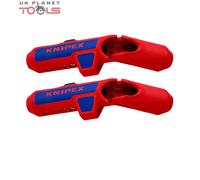 Knipex 16 95 01 SB ErgoStrip® Universal Stripping Tool 135 mm Pack of 2