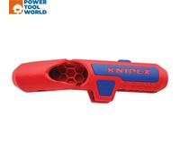 KNIPEX Ergostrip Universal Stripping Tool for Left-Handers Self-Service Card 135 mm, 16 95 02 SB