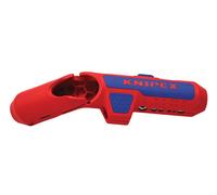 KNIPEX Ergostrip Universal Stripping Tool 135 mm, 16 95 02 SB | For LEft-Handers Self-Service Card