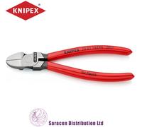 KNIPEX 160mm DIAGONAL SIDE CUTTING PLIERS FOR PLASTIC - 72 01 160 KA