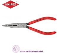 KNIPEX 160mm ELECTRICIANS PLIERS FOR CUTTING, STRIPPING, & CRIMPING - 13 01 160