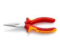 KNIPEX Snipe Nose Side Cutting Pliers (Radio Pliers) 1000V-insulated (160 mm) 25 06 160