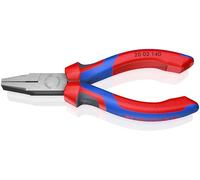 Knipex 20 02 140 Flat Nose Plier with Soft Handle, Multi-Colour, 140 mm
